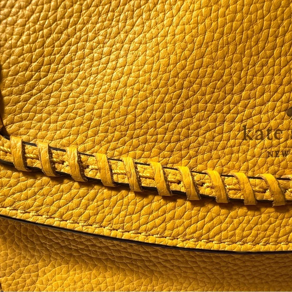 Kate Spade Mustard Yellow Leather Crossbody Bag